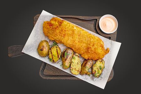 Шницель по-средиземноморски