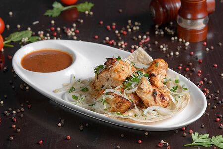 Шашлык из куриного филе