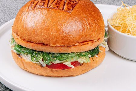 Крабовый бургер