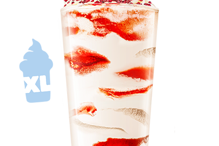 Мороженое Клубнично-малиновый хруст XL