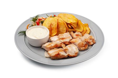 Шашлык из куриной грудки