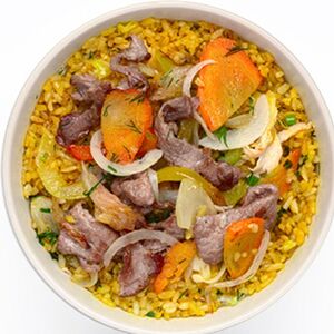 Wok Рис с говядиной и овощами №1