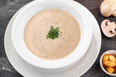 Крем-суп грибной