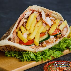 Гирос куриный на углях