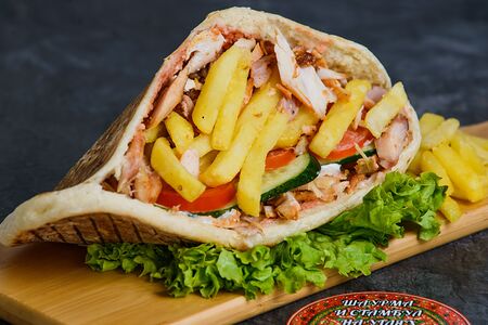 Гирос на углях