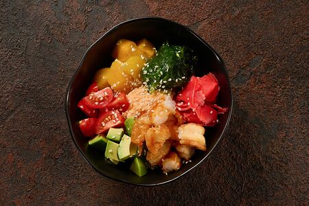 Поке с креветками