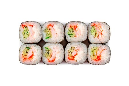 Ролл с окунем