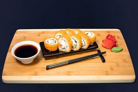 Ролл Калифорния Хот с кальмаром