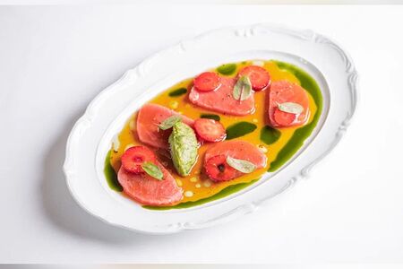Карпаччо из тунца