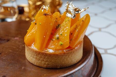 Тарталетка с хурмой