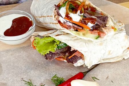 Шаурма с говядиной XXL