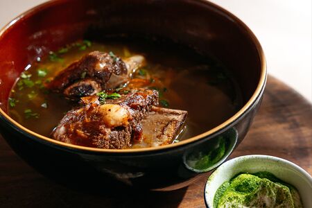 Щи с томленым ребром