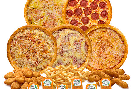 Детское Комбо 33 (5 пицц и закуски гигант)
