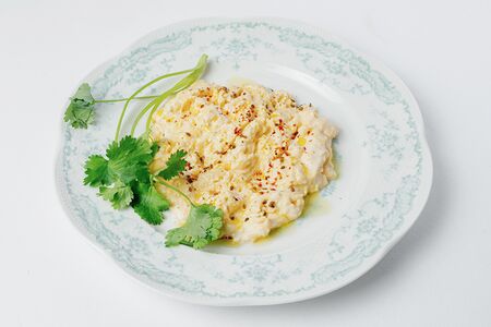 Скрембл из трех яиц