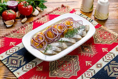 Сельдь с картофелем