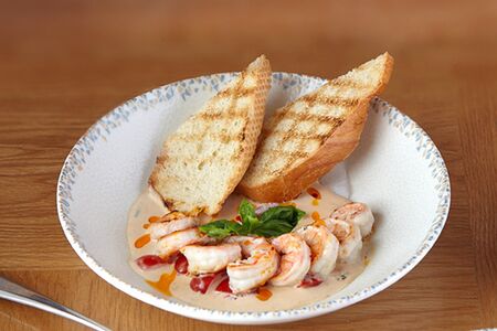 Gamberi alla gorgonzola