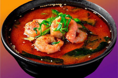 Мисо суп с креветкой