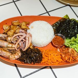 Морепродукты гриль