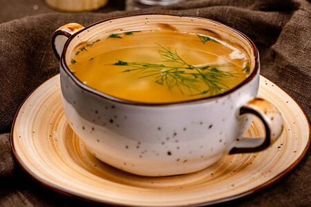 Домашняя суп-лапша с курицей