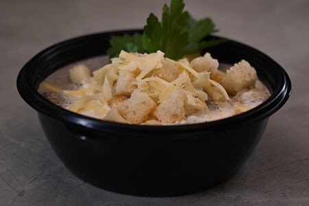 Суп-пюре грибной