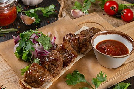 Шашлык из свиной шеи