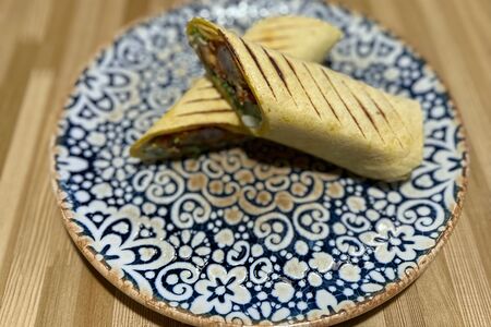 Шаурма с тигровыми креветками