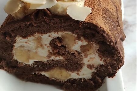 Рулет с бананом