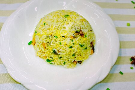 Жареный рис с морепродуктами