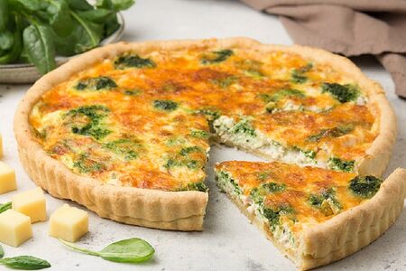 Пирог с курицей и шпинатом