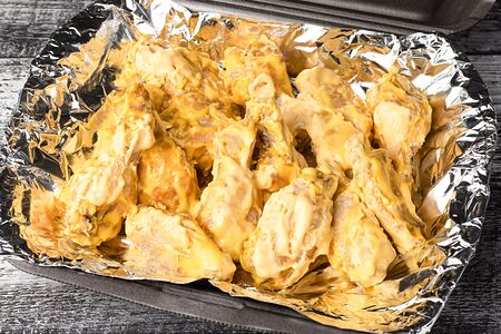 Крылья в сырном соусе