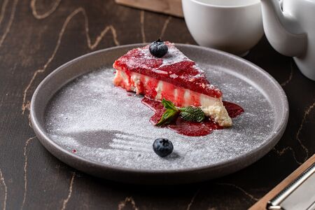 Чизкейк клубничный