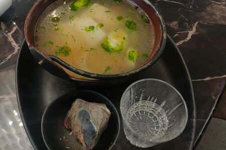 Уха с палтусом