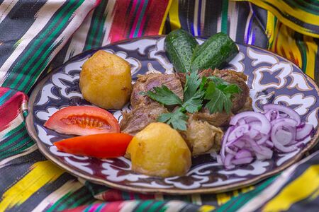 Казан-кебаб из баранины