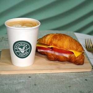 Комбо S с круассаном с индейкой