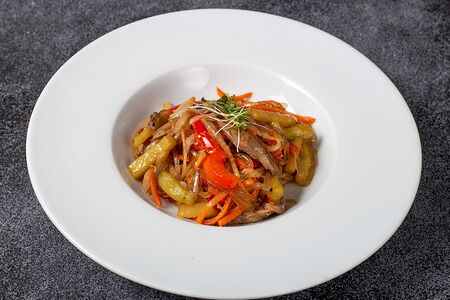 Стеклянная лапша с уткой