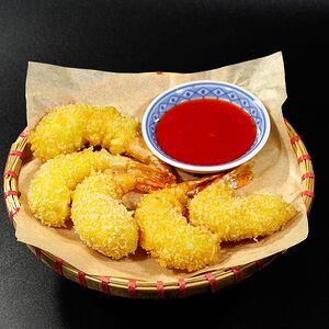 Креветки в кляре