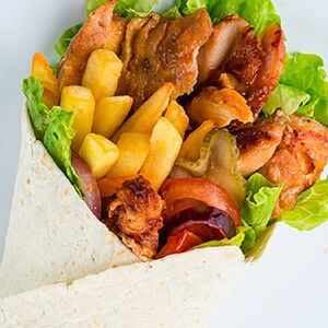 Донер хутор в лаваше с говядиной