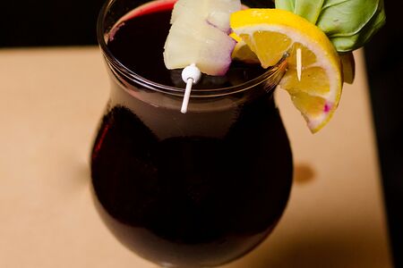 Лимонад Ежевично-вишневый