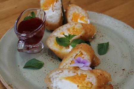 Ролл Темпура с апельсином