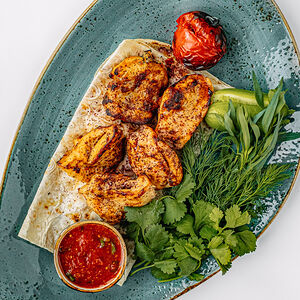 Шашлык из куриного бедра