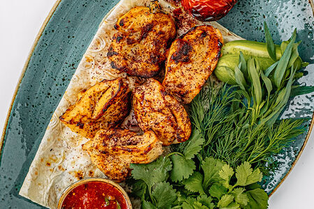 Шашлык из куриного бедра