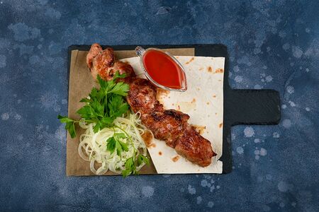 Шашлык из cвинoй шеи