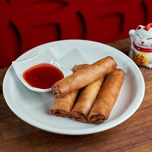 Спринг-роллы с уткой и овощами