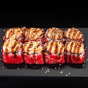 Запеченный ролл с креветками Макси