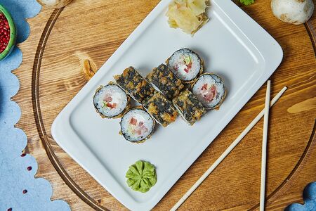 Жареный с беконом ролл