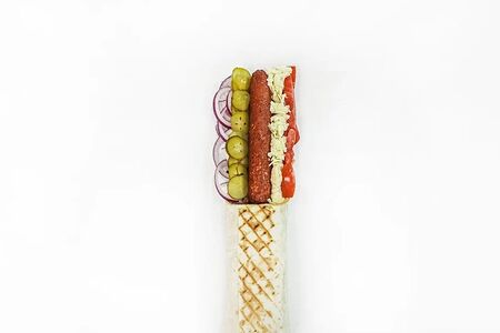 Хот дог в лаваше