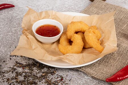 Креветки в панировке