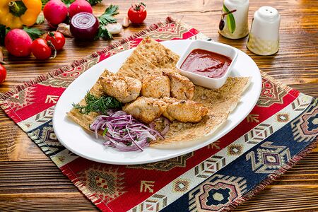 Шашлык из куриной грудки