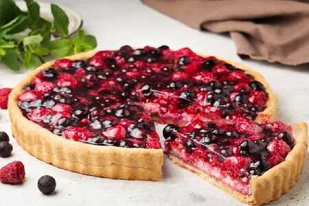 Пирог ягодный микс