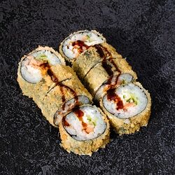 Ролл темпура лосось